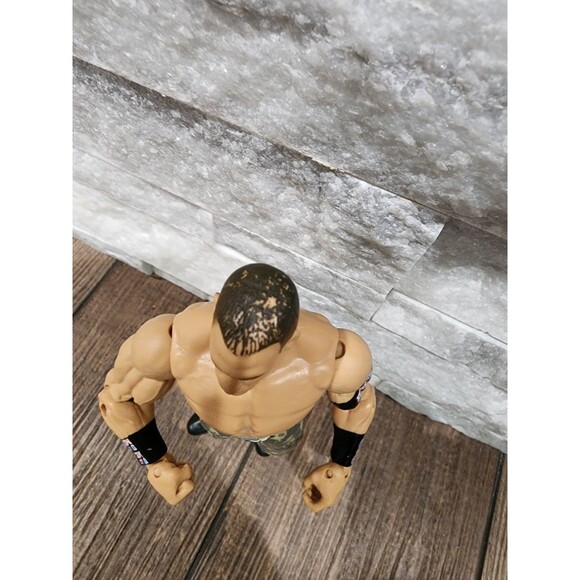 Mattel WWE 2011 John Cena Wrestling  Action Figure w/ Camo Shorts - Picture 2 of 4